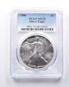 MS70 1986 American Silver Eagle PCGS