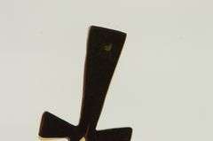 18K Yellow Gold Ankh Egyptian African Life Symbol Pendant