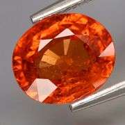Brilliant!! 1.73ct UNTREATED top Mandarin Garnet