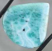 Really cool 27.12ct Larimar cabochon