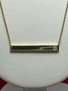 BRAND NEW 14K YELLOW GOLD AND DIAMOND NECKLACE