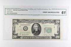 CGAI Crisp Unc 61 $20 1950 Cleveland, OH US FRN Green Seal FR-2059-D