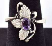 Sterling Silver Amethyst Gemstone Ring