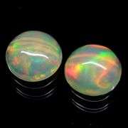 Ravishing 1.50ct unheated Welo Jelly Opal pair