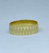 14K Yellow Gold Flat Wedding band