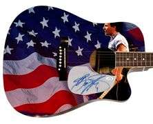 Bruce Springsteen Autographed Custom Graphics 1/1 Acoustic Guitar ACOA