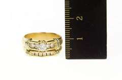 10K Yellow Gold 0.50 Ctw Classic Diamond Engagement Bridal Ring