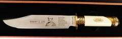 Robert E. Lee Confederate Bowie Knife w/COA, Like New