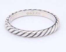 David Yurman cable ring in sterling silver