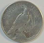Scarce key date 1921 Peace Silver Dollar. First year issue
