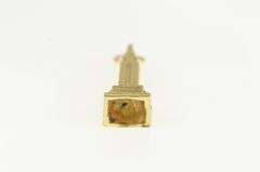 14K Yellow Gold 3D Empire State Building NYC Souvenir Charm/Pendant