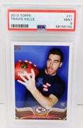 Travis Kelce 2013 Rookie Football Card, Mint 9