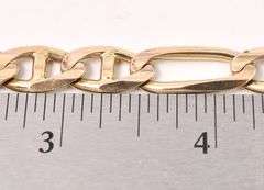 Charming 14K Yellow Gold Chain Bracelet