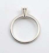 Sweet 18K WG Small Diamond Solitaire