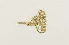 14K Yellow Gold #1 Number One Mom Mother's Day Charm/Pendant