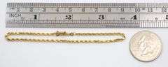 Useful 14k YG Rope Bracelet
