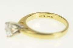 14K Yellow Gold 1.00 Ct Diamond Solitaire Engagement Ring