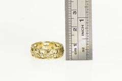 14K Yellow Gold Diamond Crown Jewels Royalty Queen Ring