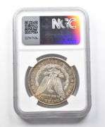 MS63 1881-S Morgan Silver Dollar NGC Great Contrast Beautifully Toned