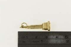 14K Yellow Gold 3D Empire State Building NYC Souvenir Charm/Pendant