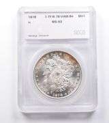 PROOF LIKE MS63 1878 7TF Morgan Silver Dollar R-78/VAM-84 SEGS