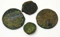 4 Roman Crusader Ancient Coins