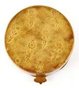 Antique Enameled Clock Face Trinket Box