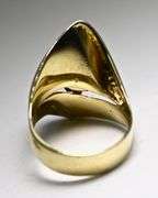 Exquisite 14K and Amethyst Geometric Ring