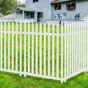 2PC Vinyl Picket Fence Panels