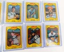 10 Kellogg's 1981 3-D Super Stars Baseball Cards