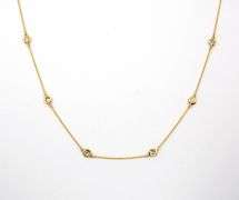 Popular Diamond Station Necklace