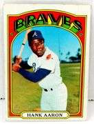 Hank Aaron 1972 Topps Baseball Card