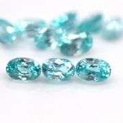 Brilliant 9.50ct sky blue Zircon set