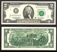 $2 2003-A FRN Six of a Kind Binary on a Deuce 11131311 Superb Gem