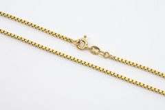 Useful 14K Box Link Necklace