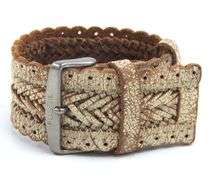 Fossil SQ quartz crystal bezel changeable strap watch with 3 extra straps