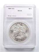 MS64 1884-O/O Morgan Silver $1 VAM 10 Breens Old "So-Called" O/CC SEGS