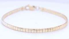 Italian 925 sterling silver omega bracelet
