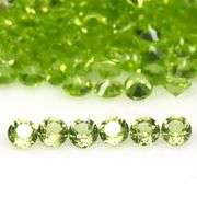 Dazzling 12.02ct untreated apple green Peridot set
