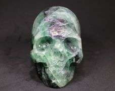 Heavy 8,940ct Purple and Green Fluorite Skull