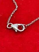 BRAND NEW 14K WHITE GOLD AND DIAMOND CHAIN