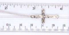 925 Sterling silver cross pendant on chain necklace