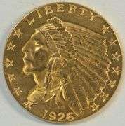 Super flashy 1926 US $2.50 Indian Gold Piece