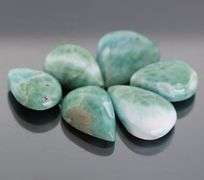 Awesome 62.76ct 6pc. Larimar set