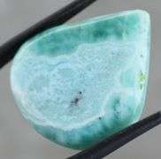 Really cool 27.12ct Larimar cabochon
