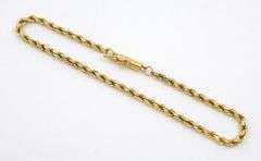 Classic 14K YG Rope Bracelet