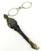 Exquisite Antique Shell & Sterling Lorgnette