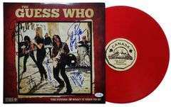 The Guess Who Autographed Signed Album Record LP ACOA