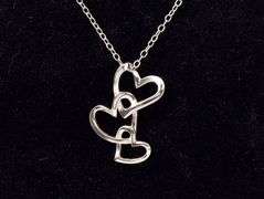 Sterling Silver Heart Pendant Necklace