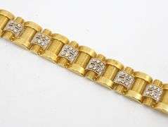Dazzling Yellow and White Gold Bracelet